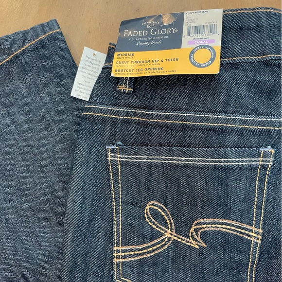 2/$15 🍀NWTS Faded Glory Jeans 6p see pictures make a bundle & send your offer - Picture 2 of 7